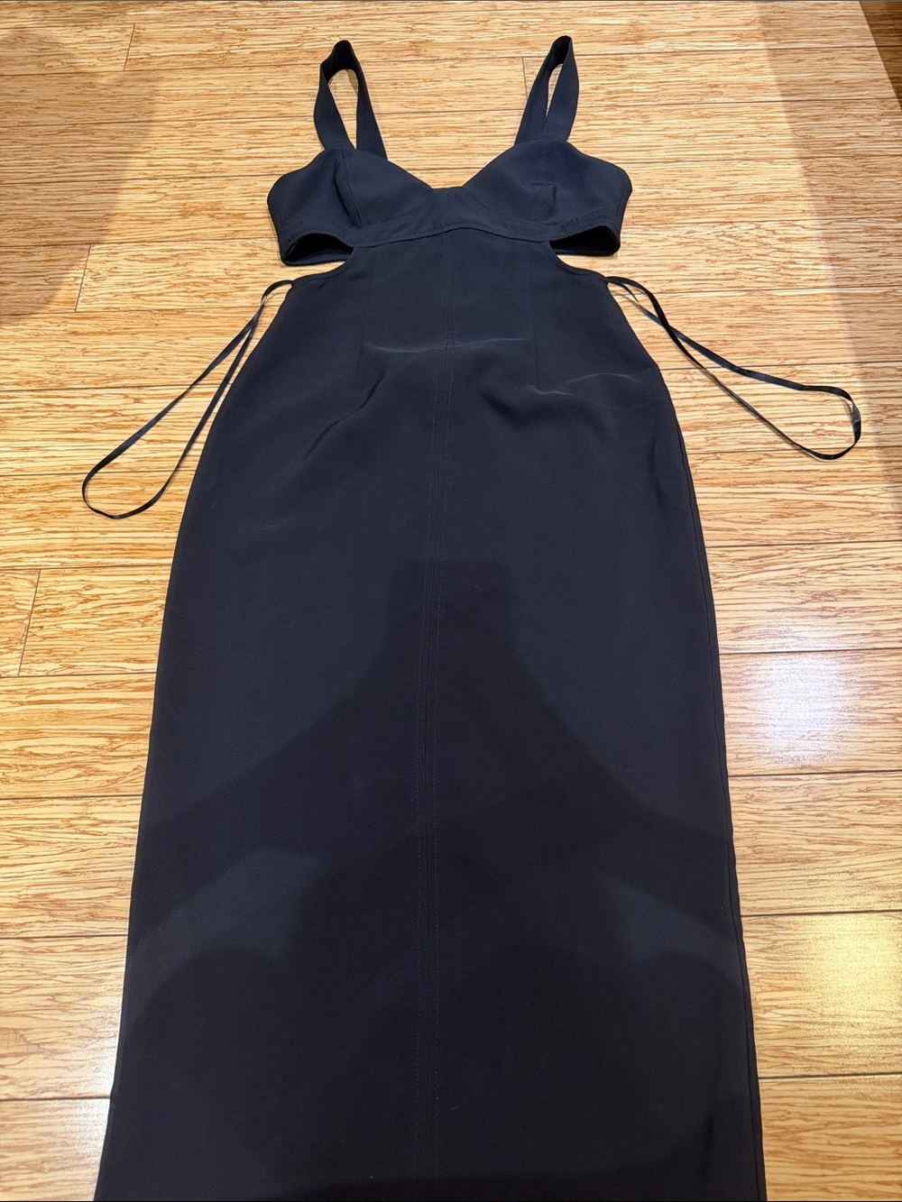 Gianni Bini Black Cutout Maxi Dress